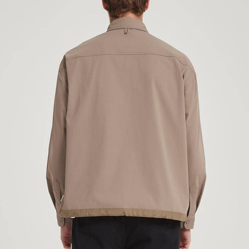 Boysnextdoor Patchwork Shirt Jacket Grey